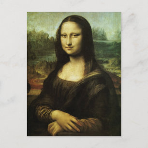 Mona Lisa von Leonardo da Vinci, Kunst der Renaiss Postkarte