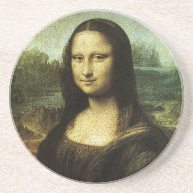 Mona Lisa von Leonardo da Vinci, Kunst der Renaiss Untersetzer (Vorne)