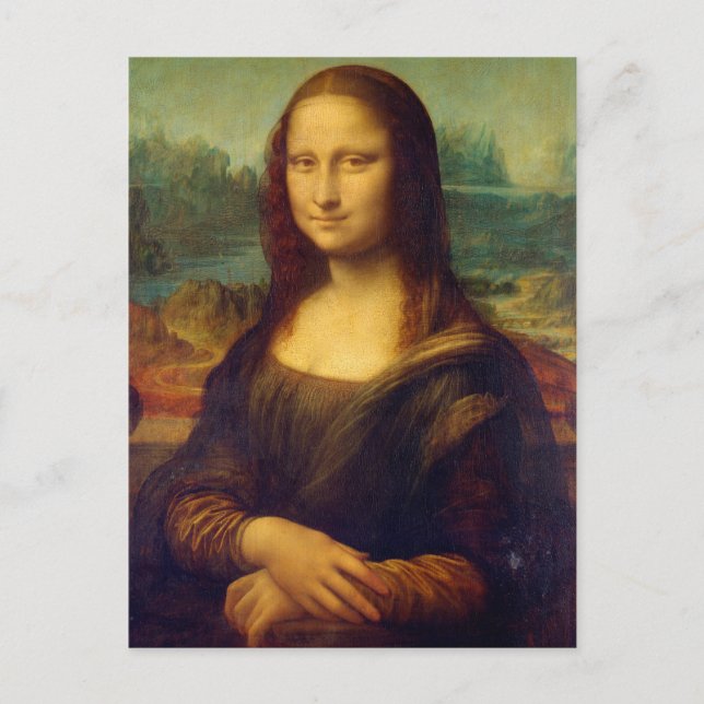 Mona Lisa von Leonardo da Vinci Postcard Postkarte (Vorderseite)