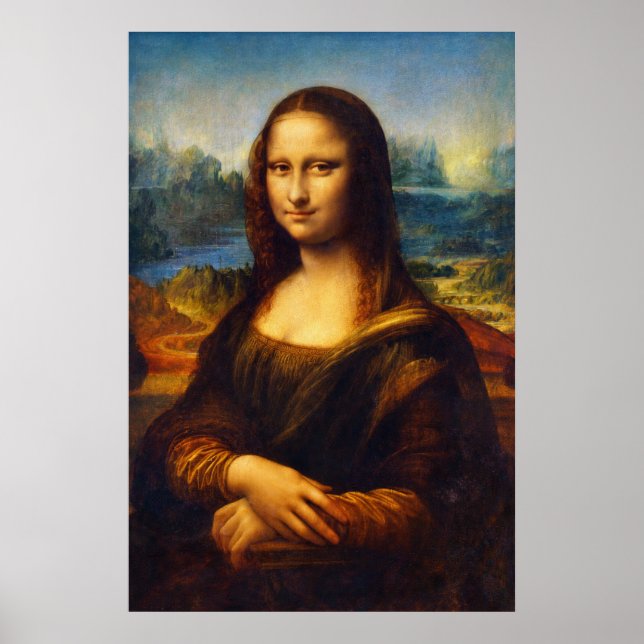 Mona Lisa von Leonardo da Vinci Poster (Vorne)
