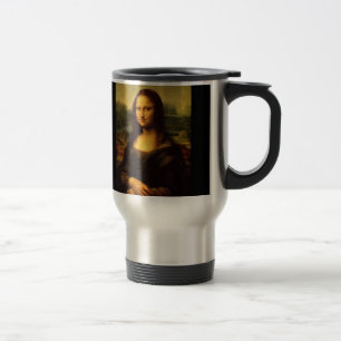 Mona Lisa von Leonardo Da Vinci Reisebecher