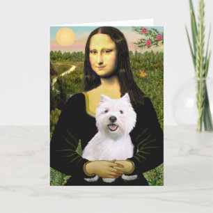 Mona Lisa - Westie 2 Karte