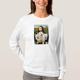 Mona Lisa - Westies (drei) T-Shirt