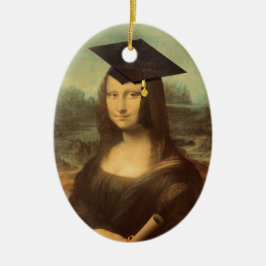 Mona Lisas Abschluss Day Keramik Ornament