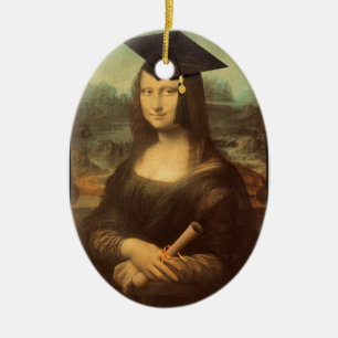 Mona Lisas Abschluss Day Keramik Ornament