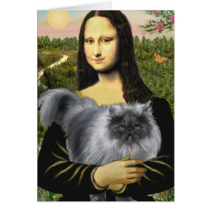 Mona Lisas blauer Rauch Perser