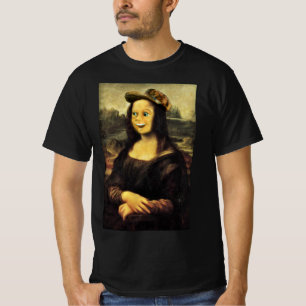 Mona Lisas glückliches Gesicht T-Shirt