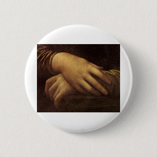 Mona Lisas Hand durch Leonardo da Vinci C. Button