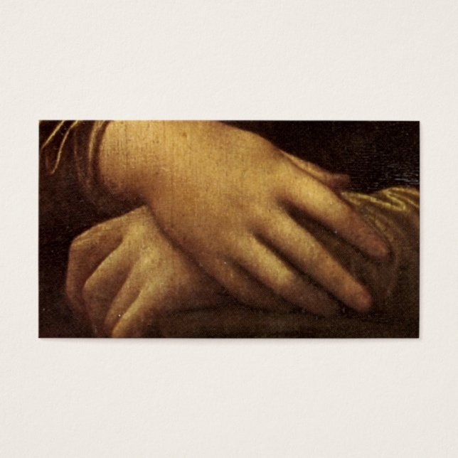 Mona Lisas Hände von Leonardo da Vinci (Vorderseite)