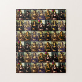 Mona Lisas viele Gesichter Puzzle