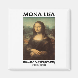 Mona Lissabon (Leonardo da Vinci) Magnet