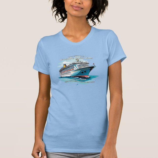 Mona Littlemore's Pineaple Cruise Lines Swingers T-Shirt (Vorderseite)