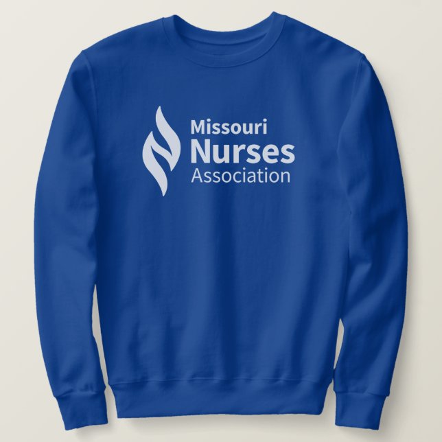 MONA-Logo Dunkel gefärbtes Sweatshirt (Design vorne)