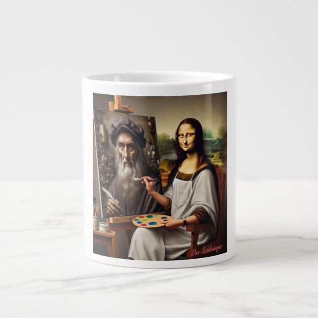 Mona Macht DaVinci Tasse (Vorderseite)