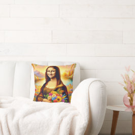 Mona mit Blumen Kissen