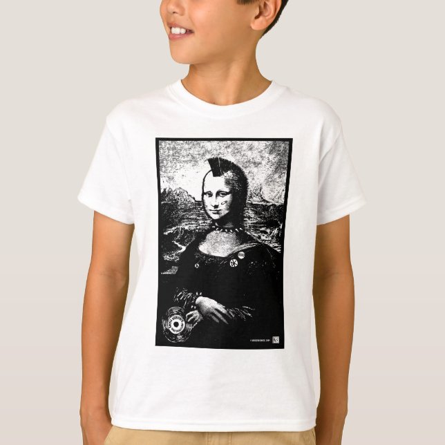 Mona-Mohikaner-Kinder T-Shirt (Vorderseite)