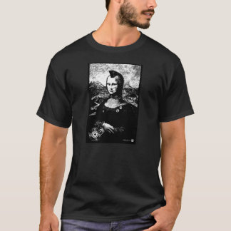 Mona-Mohikaner-Schwarzes T-Shirt