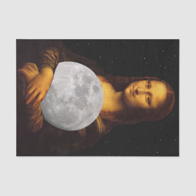 Mona Moona Lisa Seidenpapier (Vorderseite)