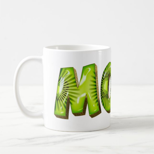 Mona Name Kiwi Style Tasse Teetasse Kaffeetasse (Links)