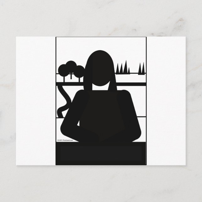 Mona Picto Postkarte (Vorderseite)