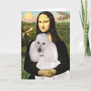 Mona-Pood-White-Standard-Poodle Karte