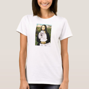 Mona-Pood-White-Standard-Poodle T-Shirt