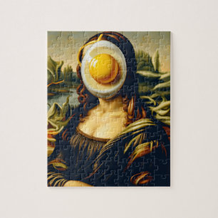 Mona Sunnyside Up Egg Funny Puzzle
