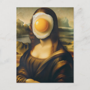 Mona Sunnyside Up Funny Postkarte