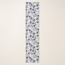 Mona Watercolor Wildblumen Blütengrau und Weiß