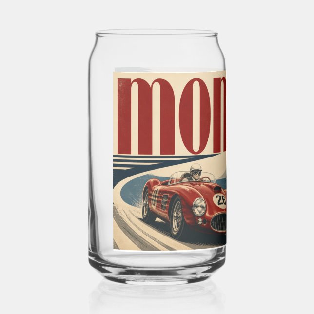 Monaco-Auto  Dosenglas (Vorderseite)