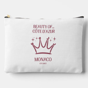 Monaco Cote d’ Azur Kronen Luxus 1965 Täschchen Zubehörtasche