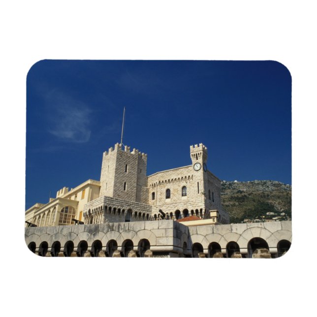 Monaco, Côte d'Azur, Fürstenpalast. Magnet (Horizontal)