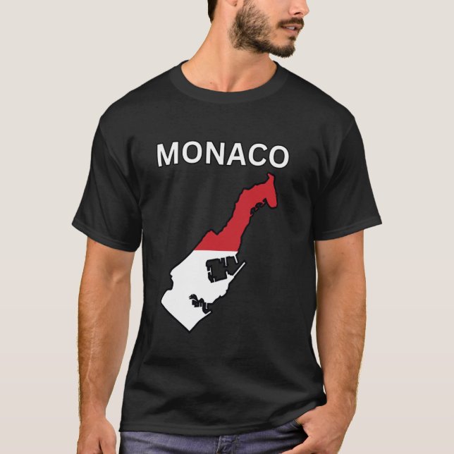 Monaco-Design T-Shirt (Vorderseite)