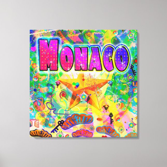 Monaco Epoch Hour Canvas Print Leinwanddruck (Vorderseite)