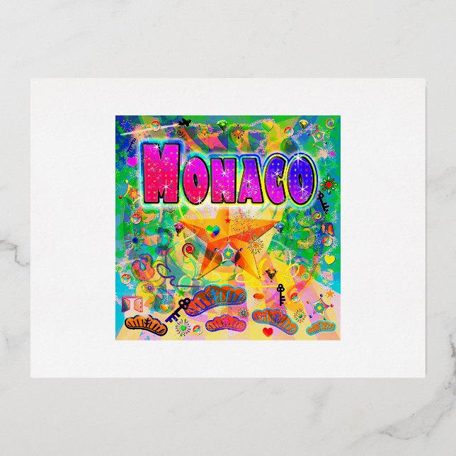 Monaco Epoch Hour Postkarte (Vorderseite)