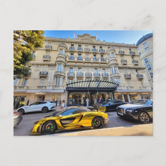 Monaco Extravagant Hotel Postkarte (Vorderseite)