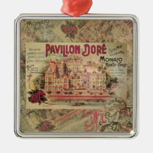 Monaco Fancy Vintage Französische Riviera Frankrei Ornament Aus Metall