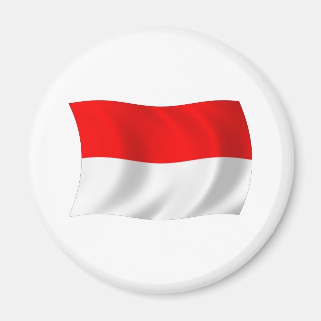 Monaco Flag Magnet (Vorne)
