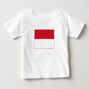 Monaco-Flagge Baby T-shirt