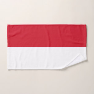 Monaco-Flagge Badhandtuch Set