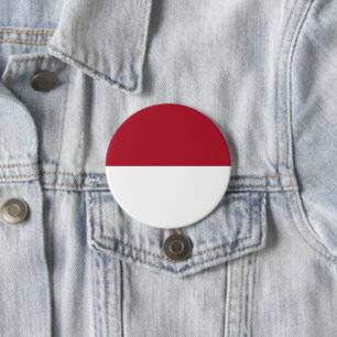 Monaco-Flagge Button