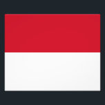 Monaco-Flagge Fotodruck<br><div class="desc">Patriotische Flagge von Monaco.</div>