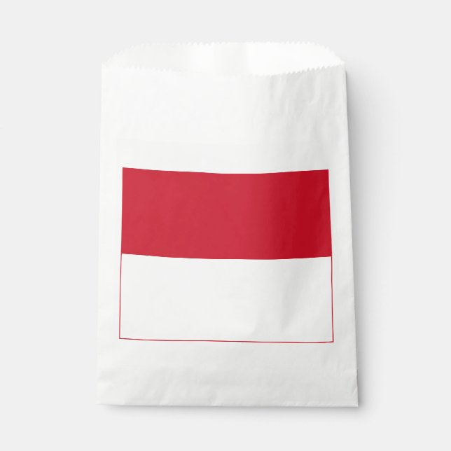 Monaco-Flagge Geschenktütchen (Vorderseite)