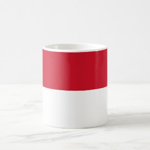 Monaco-Flagge Kaffeetasse