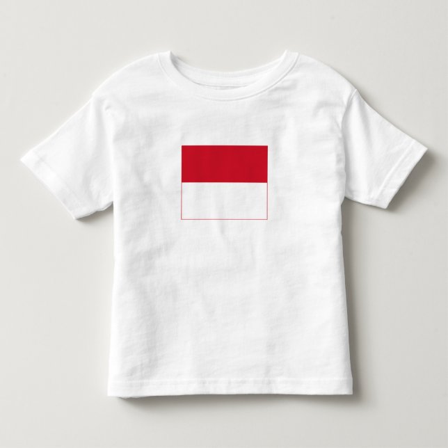 Monaco-Flagge Kleinkind T-shirt (Vorderseite)