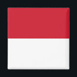 Monaco-Flagge Magnet<br><div class="desc">Anpassbare World Flag Produkte - Bitte fühlen Sie sich frei,  Ihren eigenen Text hinzuzufügen.</div>
