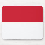 Monaco-Flagge Mousepad<br><div class="desc">Anpassbare World Flag Produkte - Bitte fühlen Sie sich frei,  Ihren eigenen Text hinzuzufügen.</div>