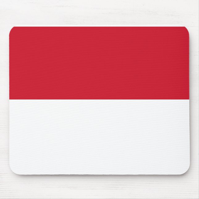 Monaco-Flagge Mousepad (Vorne)