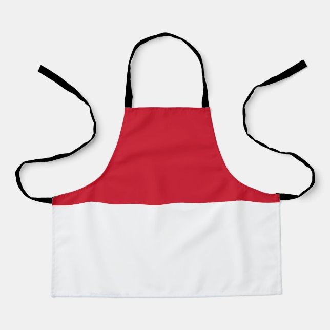 Monaco-Flagge Schürze (Vorderseite)