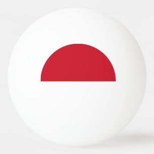 Monaco-Flagge Tischtennisball